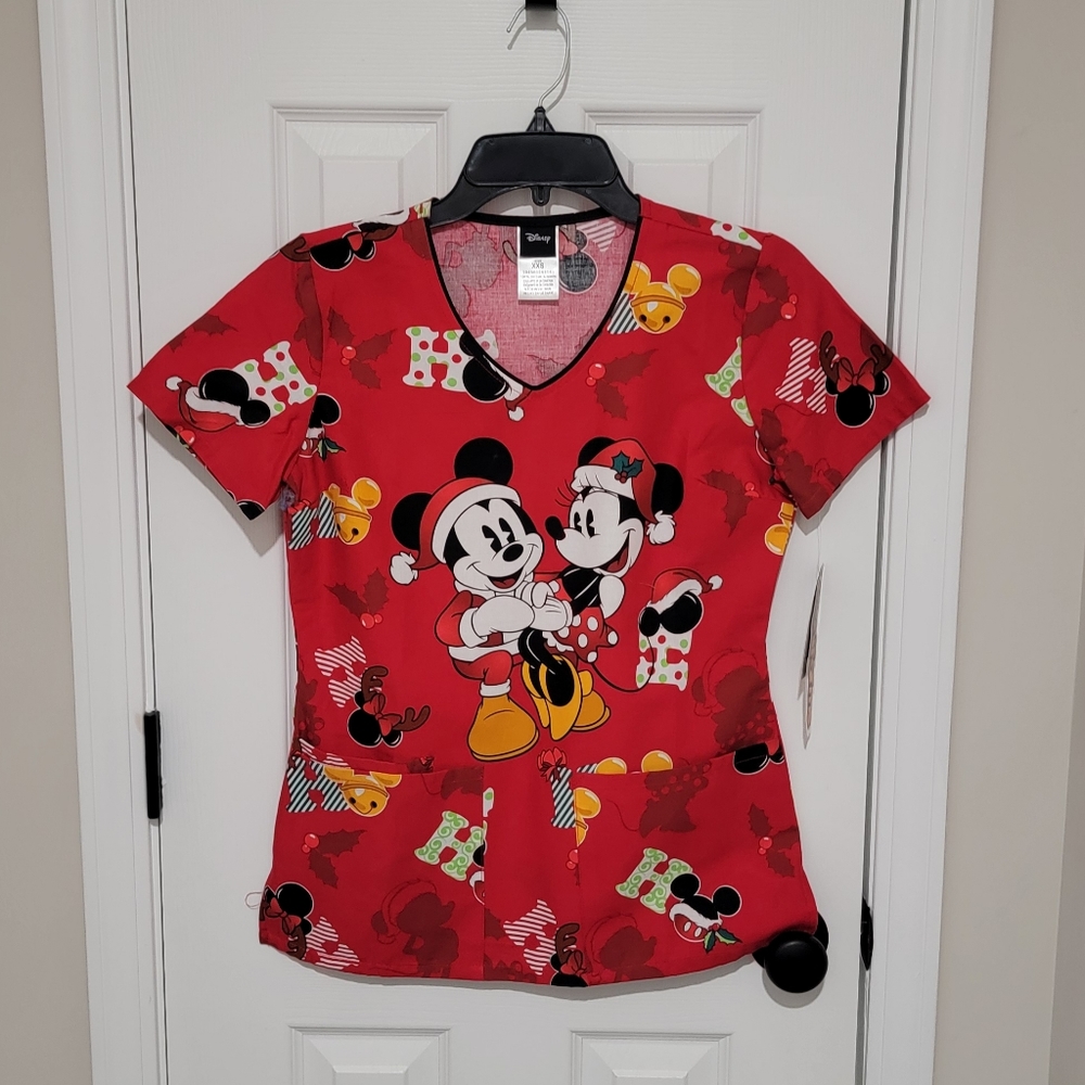 NWT Disney Scrub Top (XXS)